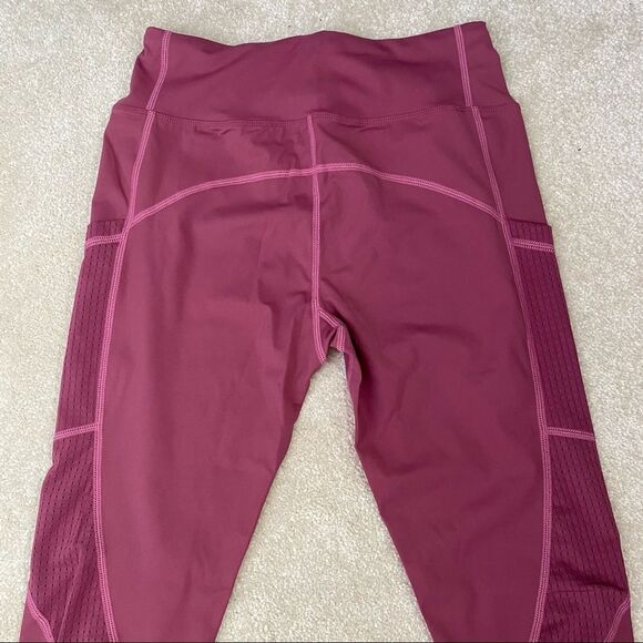 NWOT high waisted leggings mesh pocket yoga running size small - Picture 6 of 9